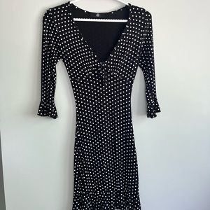 Misguided polka dot dress